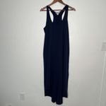 Athleta  Presidio Traveler Maxi Dress Navy Blue Long Relaxed Dress Medium NWT Photo 3