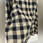 Beach Lunch Lounge Boutique Peplum Style Plaid Sage Button Up Blouse Size XS Photo 8