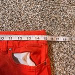 DKNY Jeans Soho Skinny Orange Denim Pants Size 04 Women's Photo 3