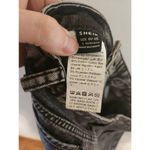 Lee Shein Jeans Size Large High Rise Stretch Mom Jean Black Acid Wash Photo 2