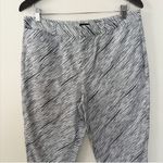 Kate Spade  Saturday Zebra Print Cropped Trouser Pants Black/White Size 10 Photo 1
