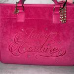 Juicy Couture NWT Terry Beach Couture Tote in Pink Flash Photo 2