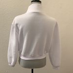 Brooklyn NYC sweatshirt juniors medium women’s XS white American Flag Y2K RARE Size undefined Photo 4