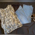 Destination Maternity medium wash flare leg jeans. Size undefined Photo 1