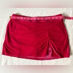 Urban Outfitters Grace Velvet Mini Skort In Pink Medium Photo 8