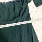 Lulus NWOT Feel the Romance Emerald Green Off-the-Shoulder Maxi Dress 1X Photo 7