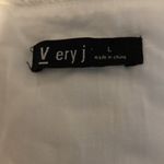Very J  Off White Dress Sz L Photo 3