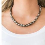 Paparazzi High Stakes Fame Black Necklace (450) Photo 0