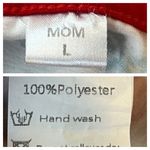 Christmas Pajama Set Jogger Pant Top Reindeer Green Red White Women Size Large Photo 12