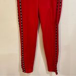 Victoria's Secret Pink Red Active Skinny Track Pant Sz M Size M Photo 3