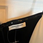 Amanda Uprichard  Soiree Mini Dress in Black & Ivory Photo 7