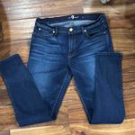 7 For All Mankind , size 32 Dark Blue Skinny Jeans Photo 0