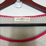 Natural Life  Carson Knit Sweater Smiley Graphic Women's L/XL Pullover Photo 2