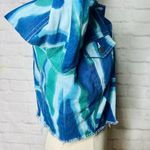 Tie Dye Denim Jacket Blue Size XS Photo 8