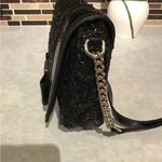 Kate Spade  Black♠️Sequin Convertible Crossbody Clutch Patent Leather Holiday Bag Photo 5