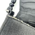 Christian Dior  Malice Grey Denim Shoulder Bag – Beaded Strap, Galliano Era Photo 11