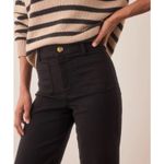 Marine layer  Bridget Wide Leg Crop Pants High Rise Sz 4 Black $128 NWT Photo 8