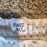 Princess Polly  White Crochet Lace Tie Front Long Sleeve Top Photo 2