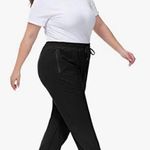 NWT Womens Hanna Nikole Black Plus Size Joggers Sweatpants Pants Photo 0