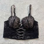 Victoria's Secret Victoria‘s Secret Lightly-Lined Heritage Ribbon Slot Bra Top Large Photo 1