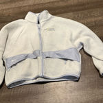 Nike  Fleece White Full Zip Sweatshirt Photo 0