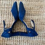 Alex Marie NAVY SUEDE BLOCK HEEL SIZE 10 Photo 3