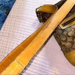 Coach Vintage  Signature Canvas Monogram with Tan Leather Crossbody/Shoulder Bag Photo 12