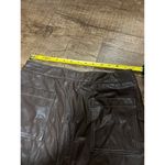 Altar'd State Altar’s state faux leather chocolate brown mini skirt Photo 2