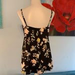 Talula  Black floral Cami Swing Tank Top Women's Size S small Photo 4