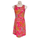 JUDE CONNALLY Beth Twirling Peacock Spring Pink Dress Size S NEW Photo 4