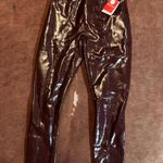 Spanx new with tag faux leather Ruby red high rise legging Size small Retail for 150$ Photo 2