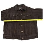 Urban Outfitters Women's Black Denim Jacket Size S Casual Button-Down Photo 9