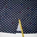 Lady Hagen Navy‎ Star-Patterned Sleeveless Collared Top Polo Preppy Photo 10