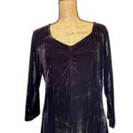 Suzanne Betro  Velvet Babydoll Dress Long Sleeve Witchy Whimsigoth Plus Size 1X Photo 1