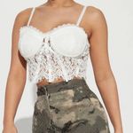 Haute Monde Off White Lace Bralette Top Photo 9