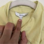 Vince  Long-Sleeve Linen-Blend Button-Front Shirt Photo 10