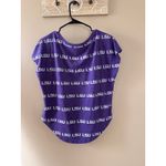 Nike LSU GEAUX Tigers College Logo Purple Muscle Tee T-shirt Photo 3