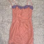 House Of CB NWOT  Harper Sorbet Lace Trimmed Mini Dress sz S Photo 5