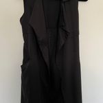 Romeo + Juliet Couture Romeo + Juliet Black Sleeveless Trench Vest- Size Small Photo 0