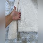 Noisy May  sherpa cream cropped boxy style  size small jacket Photo 4