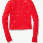 PINK - Victoria's Secret 🆕PINK EVERYDAY LONG SLEEVE STARS CROPPED TEE L🆕 Photo 0