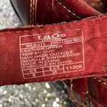 Taos Samba Burgundy Leather Mary Jane’s Size 8 EUC Red Photo 6