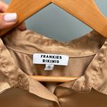 frankie's bikinis Fifi Silk Pajama Set in Caramel / Tan Brown S Photo 9