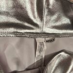 Silver metallic skirt Photo 3