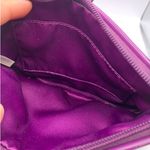 Coach Patent Leather Purple Heart Wristlet Photo 4