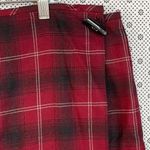 Liz Claiborne Tartan Wool Plaid Wrap Skirt Ralph Lauren Christmas Size 16 Photo 3