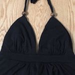 No Boundaries Juniors or Womens Halter Dress Soft Stretchy Comfy Black Size Medium 7-9 Photo 3