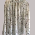 A New Day Women's Ruffle Neck Tie Long Sleeve Blouse White Size M Photo 5