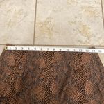 Briggs New York Vintage 90s Snakeskin Print Mini Skirt Photo 5