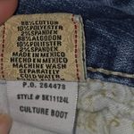 BKE  Jeans Womens 34x20 Blue Culture Boot Cut Off Crop Raw Hem DIY Ankle Cropped Photo 13